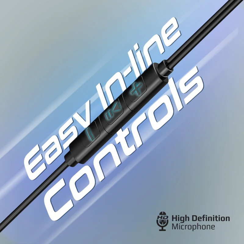 Promate Earphones with USB-C Connector lumibuds-c.black