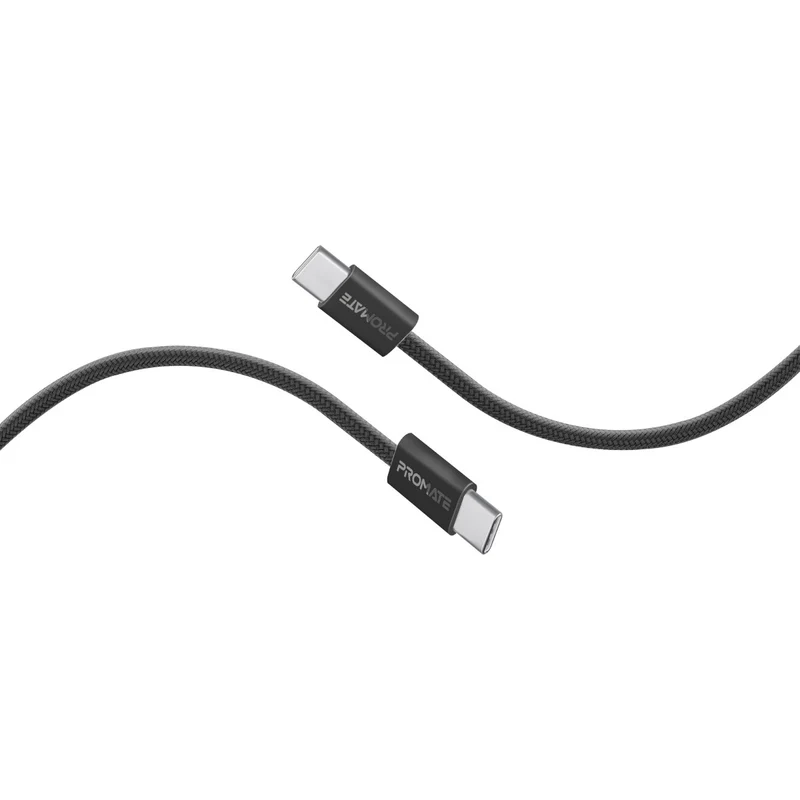 Promate USB-C to USB-C Cable with 60W PD ecoline-cc120.black