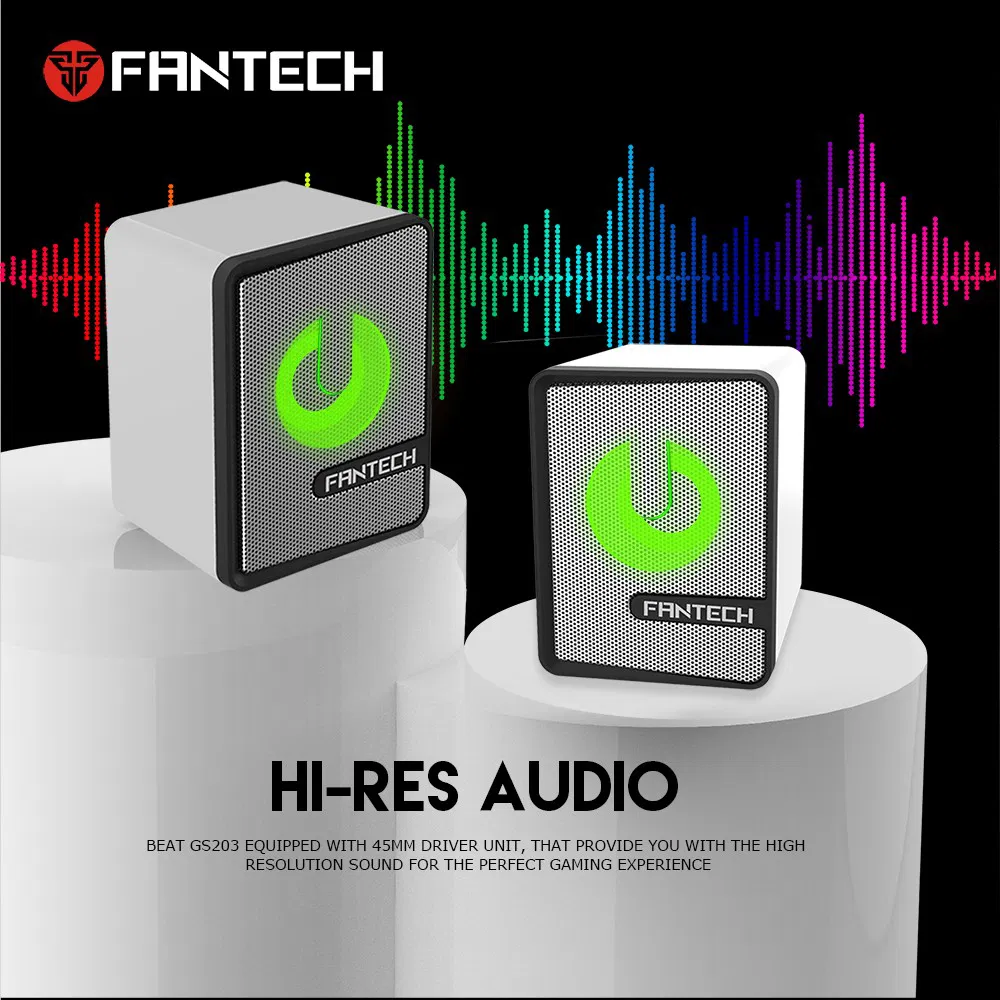 Fantech GS203 Space Edition Speaker WHITE