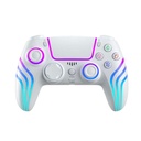 Porodo Gaming WHITE PS4 Gamepad Controller with Cool Light Patterns