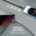 Promate USB-C to Lightning Cable TransLine-CC.BLACK