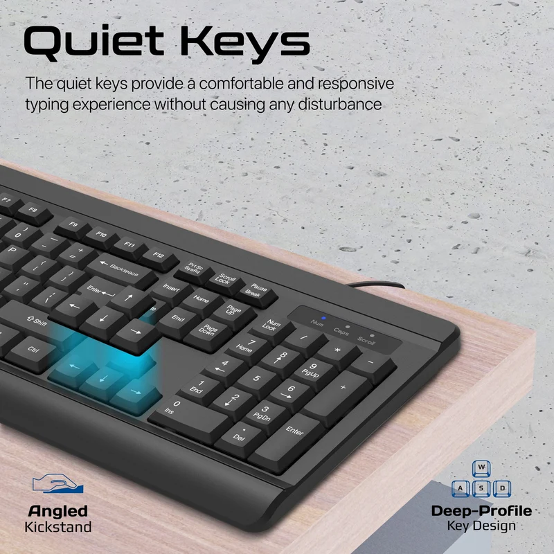 KEYBOARD AND MOUSE PROMATE COMBO-CM6