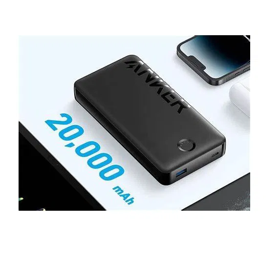 Anker Power Bank, 325 Portable Charger    (PowerCore 20K II) black , 20,000mAh Battery   Pack with 2-Port, 15W High-   OPEN BOX