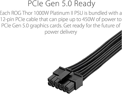 POWER SUPPLY ASUS ROG THOR 1000P2  Black   