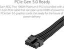 POWER SUPPLY ASUS ROG THOR 1000P2  Black   