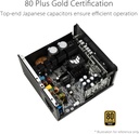  POWER SUPPLY  ASUS TUF Gaming 1000W Gold White Fully Modular 80+ Gold