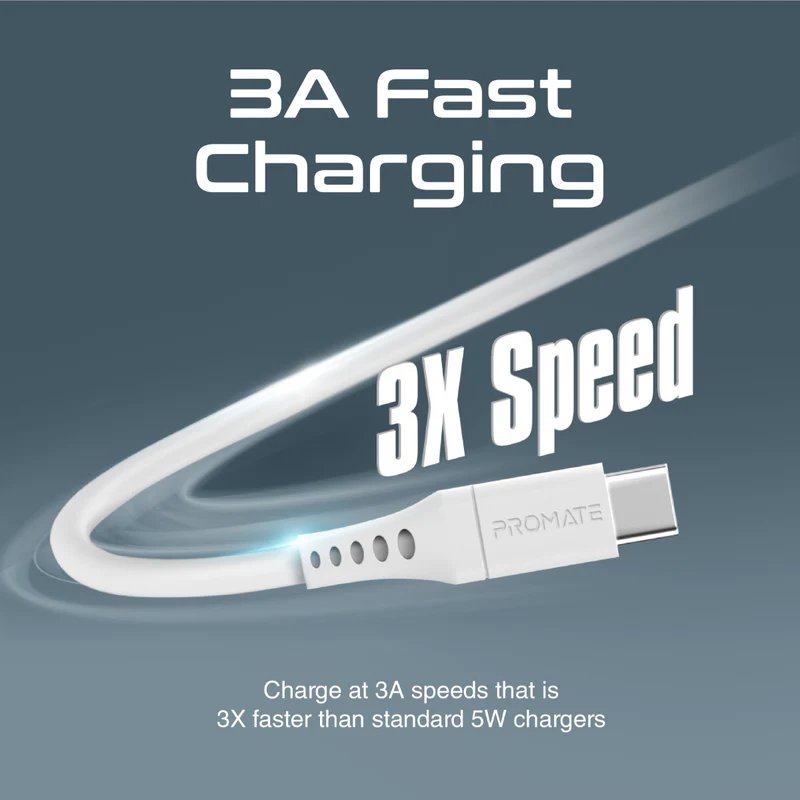 Promate USB-A to USB-C Cable  XCord-AC200.white