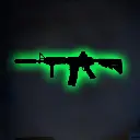 USB-Powered Neon Gun Silhouette Wall Light - Adjustable Brightness, Game Over Sign for Gaming Room Decor, Ideal Birthday Gift for Gamers, Easy-to-Install, No  Battery Needed - APP CONTROLLER