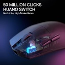 Redragon mouse  M916 K1NG PRO wireless, 2.4G/BT Black