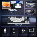 Redragon keyboard K673WB RGB PRO UCAL PRO Wireless ,wired&2.4G&BT,82