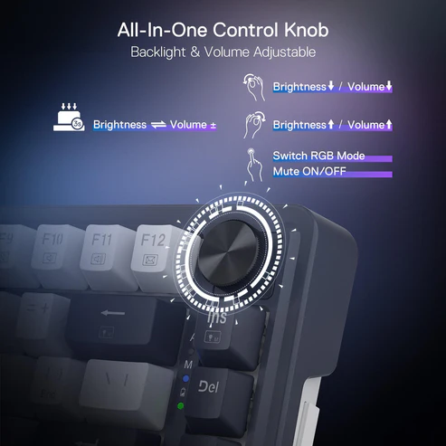 Redragon keyboard K673WB RGB PRO UCAL PRO Wireless ,wired&2.4G&BT,82