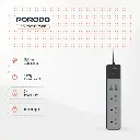 Porodo 3AC | 45W | 300W Power Strip - Black PD-FWCH052-BK