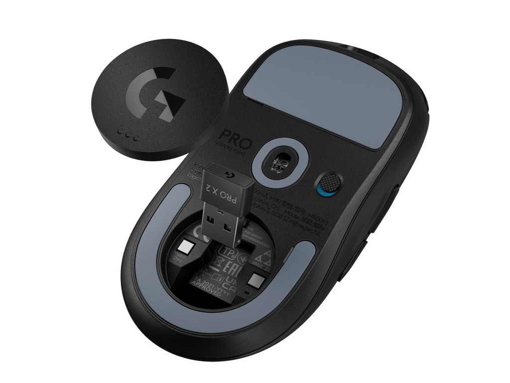 MOUSE LOGITECH G PRO X SUPERLIGHT 2 BLACK WIRELESS