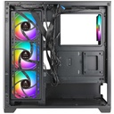 GamerTek Stellar MID Tower ATX Gaming Case PC Case Black