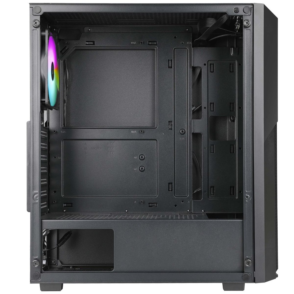 GamerTek Zenith MID Tower ATX Gaming Case PC Case Black