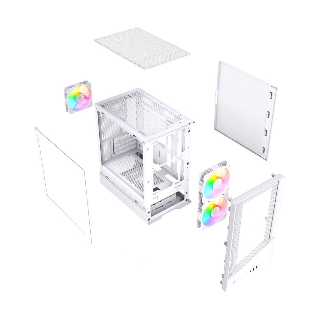 GamerTek Ion White PC Case