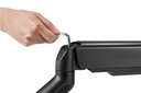 GamerTek Pivot Core Single Monitor Arm - Black