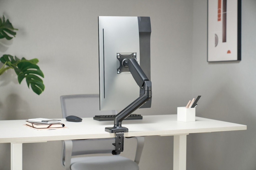GamerTek Pivot Core Single Monitor Arm - Black