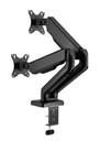 GamerTek Pivot Core Dual Monitor Arm - Black