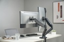 GamerTek Pivot Core Dual Monitor Arm - Black