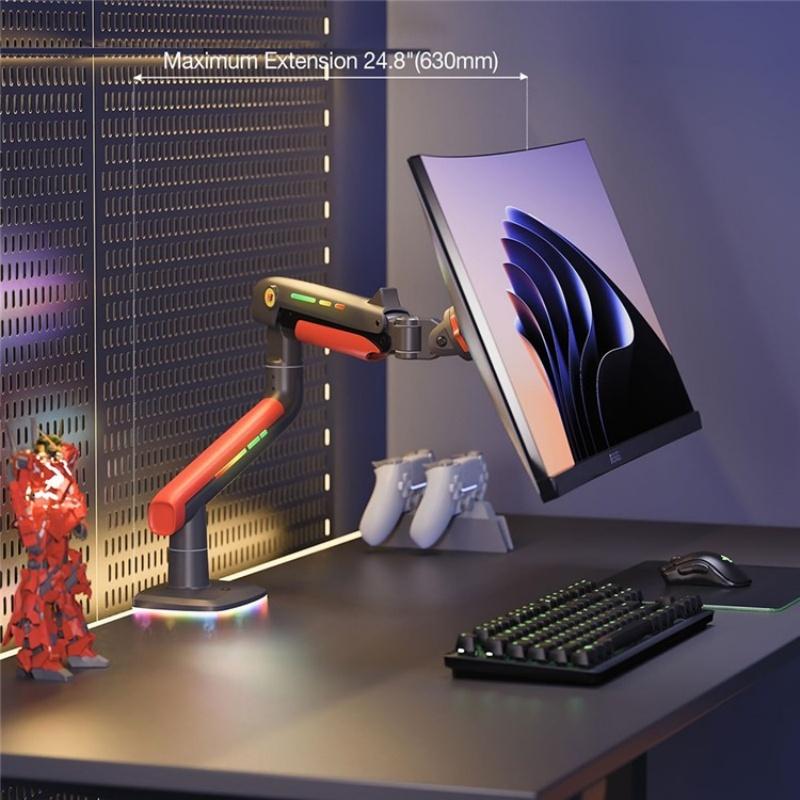 Monitor Arm Gaming NB Ergonomic L50 RGB