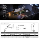 Monitor Arm Gaming NB Ergonomic L50 RGB