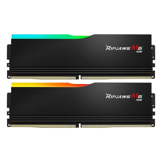 RAM 32GB 16X2 6400MHZ DDR5 RGB G.SKILL BLACK RIPJAWS M5
