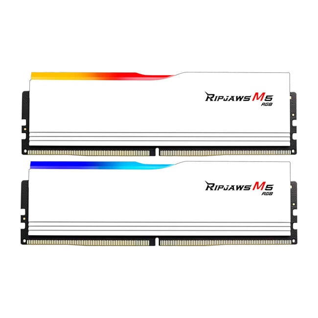 RAM 32GB 2x16 6400MHZ WHITE RGB G.SKILL DDR5 RIPJAWS M5