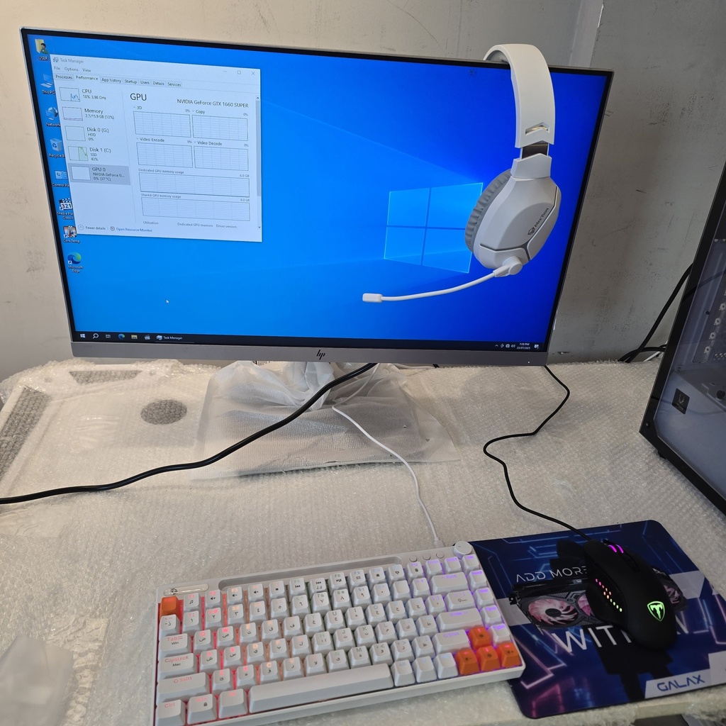 USED SETUP I5 9400F & GTX1660 SUPER