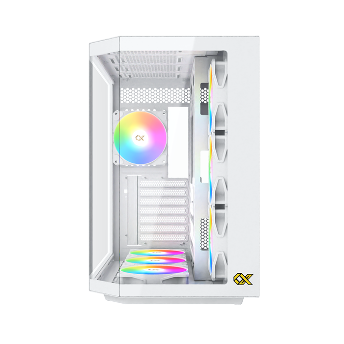 XIGMATEK CASE CUBI II ARCTIC 7 FAN RGB WHITE