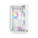XIGMATEK CASE CUBI II ARCTIC 7 FAN RGB WHITE