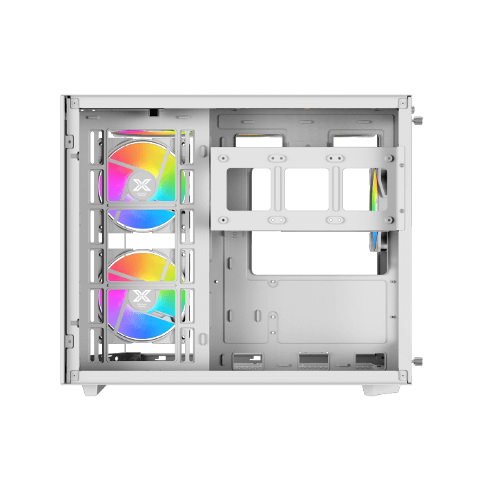 CASE XIGMATEK CUBI M ARCTIC 6 FAN RGB WHITE