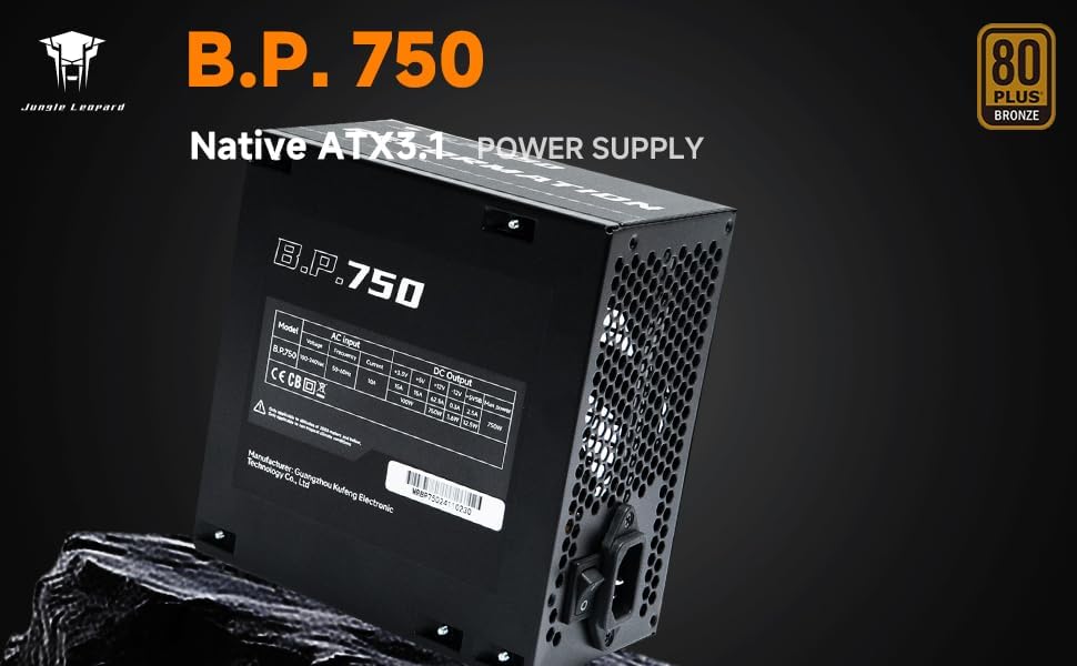 Jungle Leopard PSU BP750 80 Plus Bronze