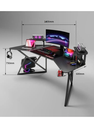 Curved Gaming Desk Large Size 140x70cm MAF C224-140 