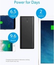 OPEN BOX - Anker PowerCore 26800 mAh Portable Power Bank with PowerIQ, and Voltage Boost Technology, Charger, 3 USB Output Ports, Black | A1277 