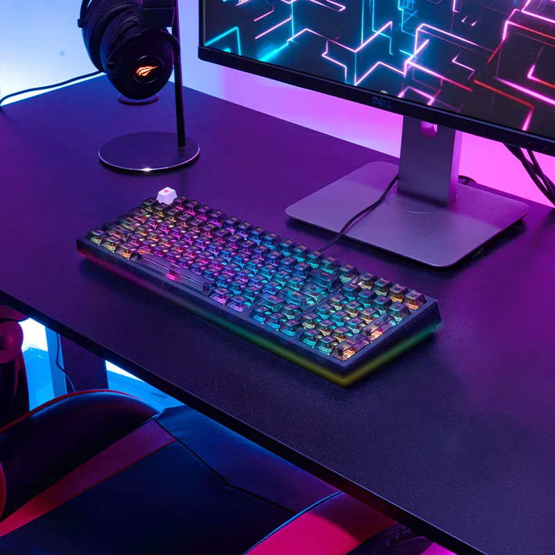 COMPUTER keyboard KB875L Transparent teal