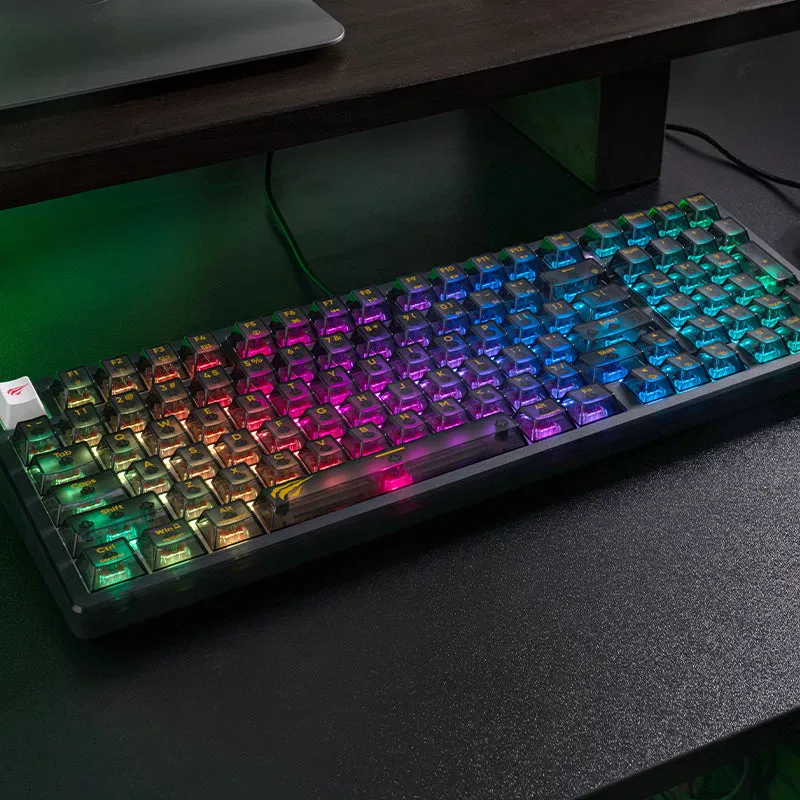 COMPUTER keyboard KB875L Transparent teal