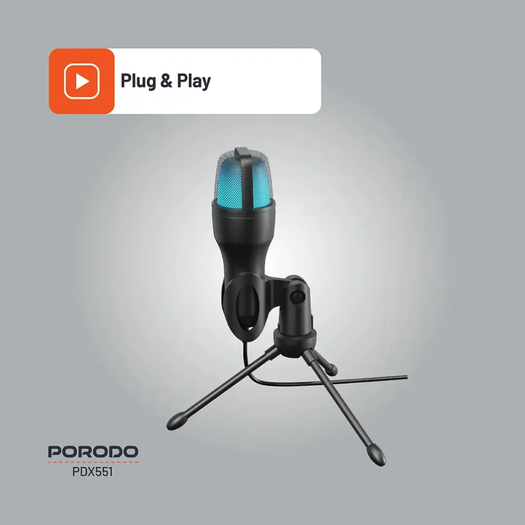 Porodo Gaming Condenser Microphone - PDX551