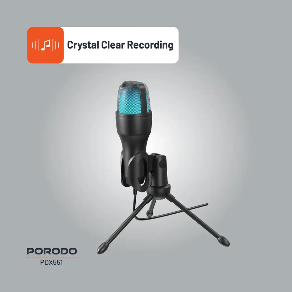 Porodo Gaming Condenser Microphone - PDX551