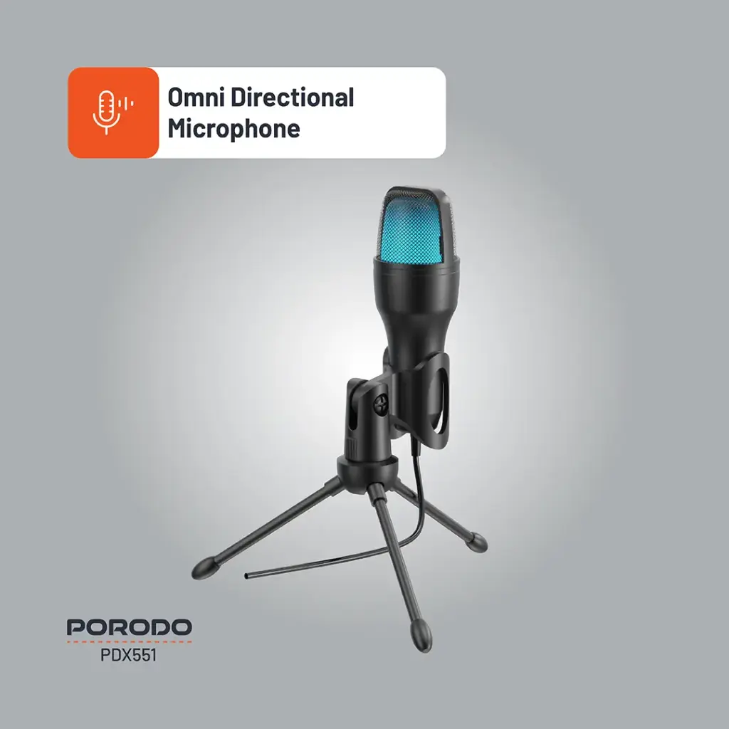Porodo Gaming Condenser Microphone - PDX551