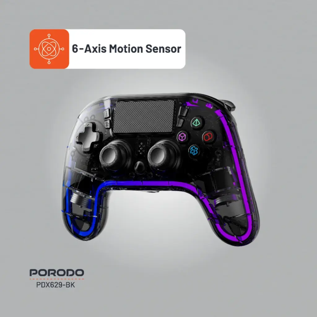 Porodo Gaming Crystal Shell Controller PDX629-BK