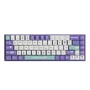 OPEN BOX - AJAZZ KEYBOARD PURPLE WHITE BROWN SWITCH (WIRED ONLY) 60% - AK680