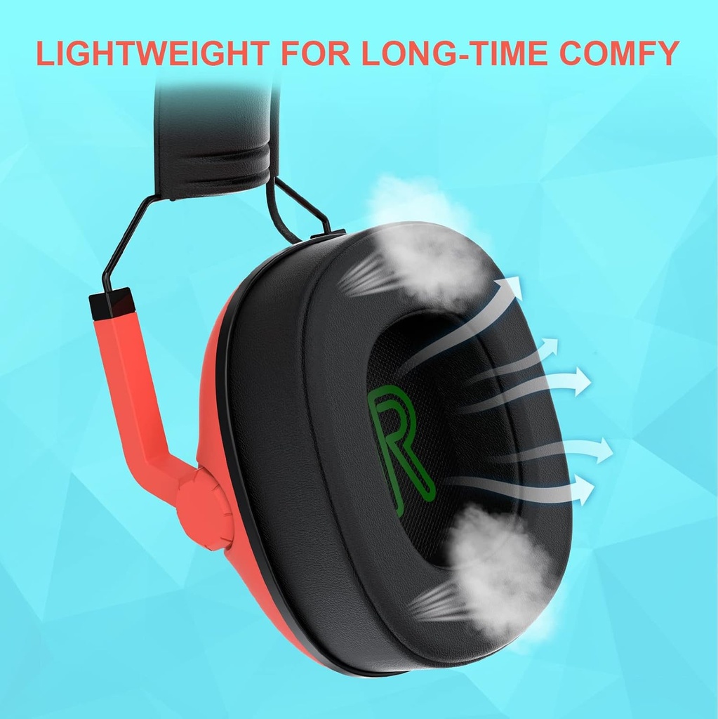 USED Jeecoo J50 Gaming Headset for Switch PS4 PS5 Xbox PC  - Red & Blue 