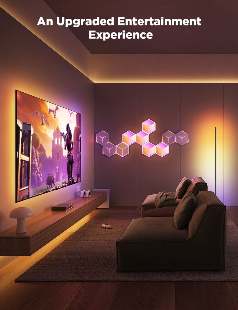 GOVEE GLIDE HEXAGON LIGHT PANELS ULTRA METEOR GREY