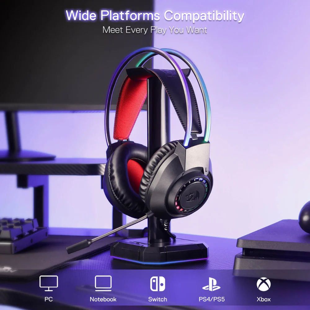 Redragon Scream Wired Gaming Headset-Black H231 RGB