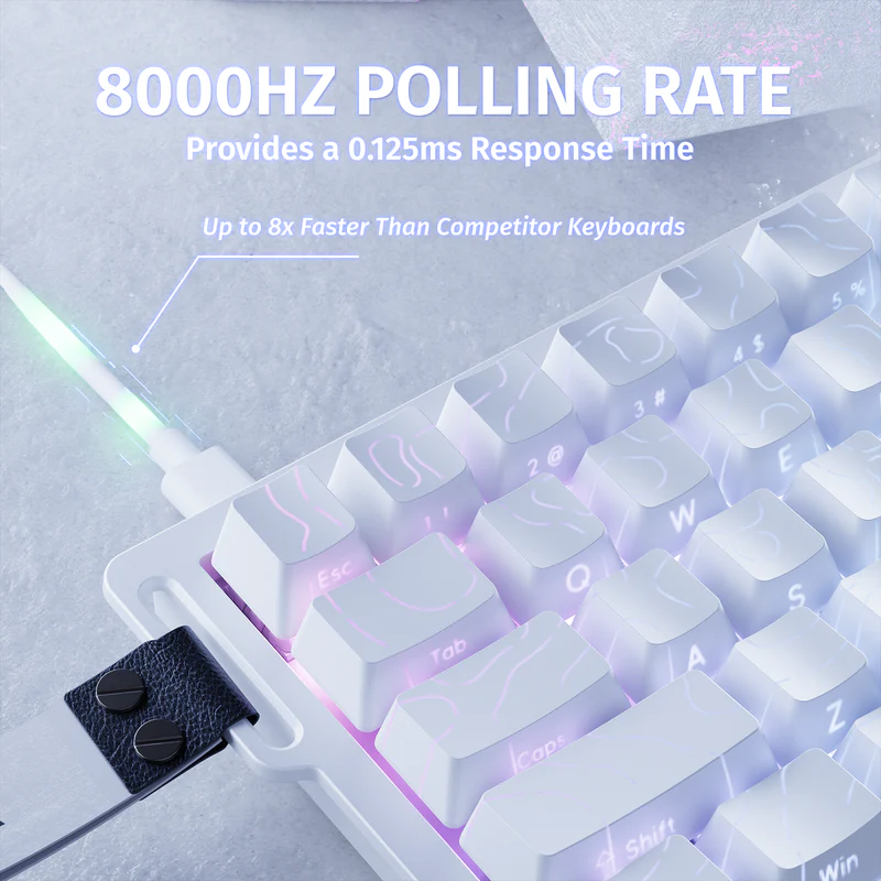 ATTACK SHARK X68 HE - White 