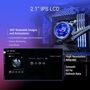 COOLER ASUS ROG STRIX LCD III 360 ARGB, with 2.1" IPS LCD