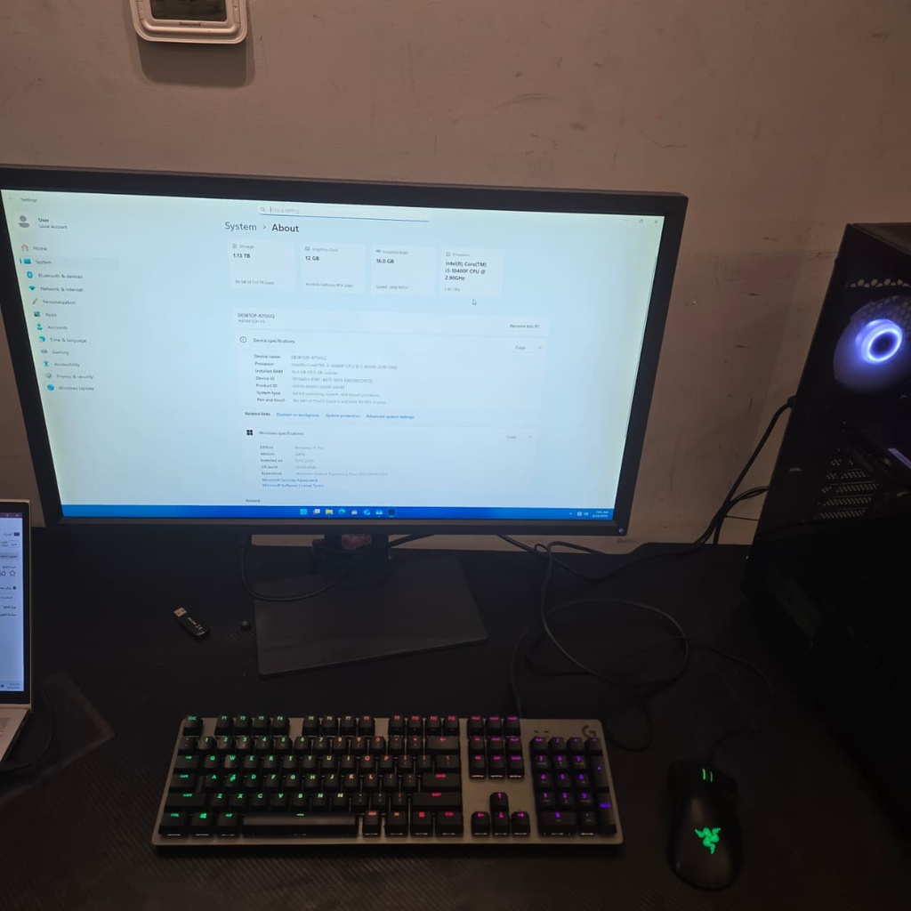 USED SETUP i5 10400F & RTX 3060