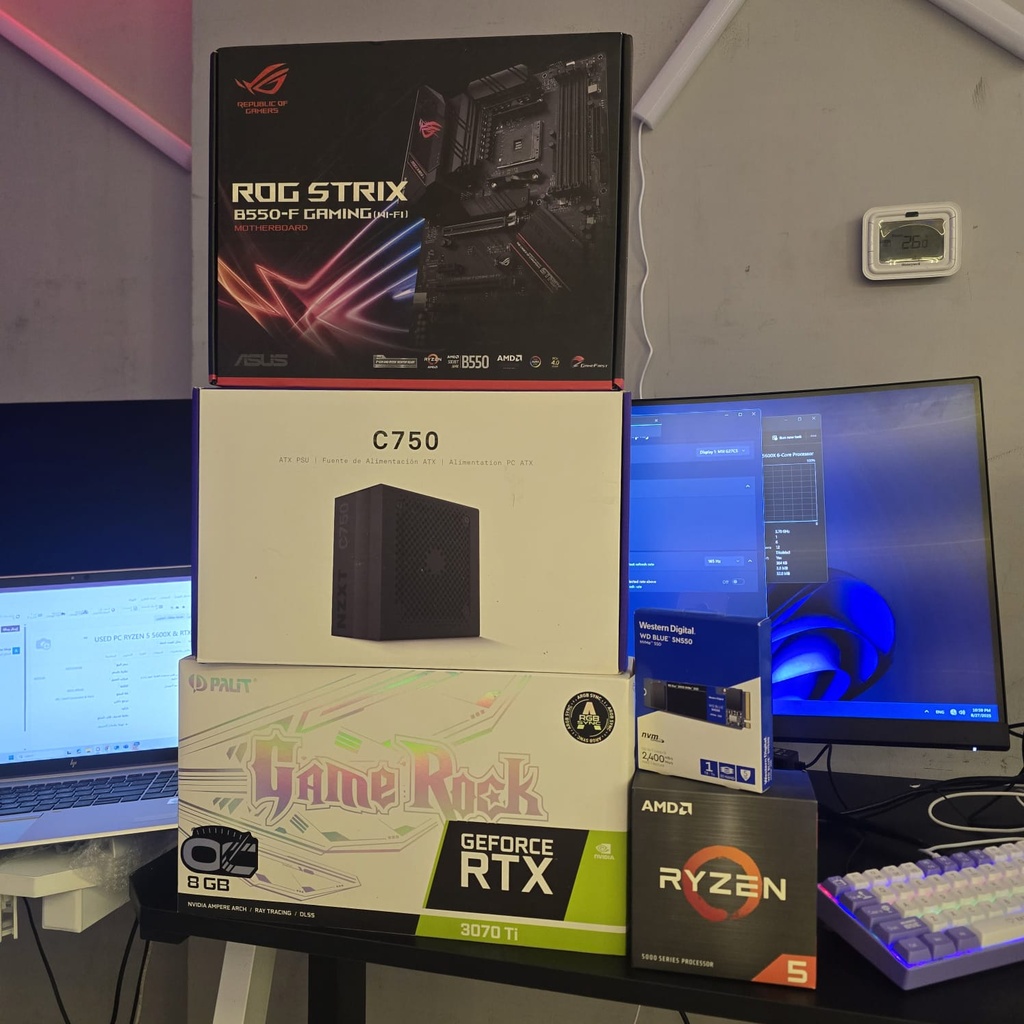 USED PC RYZEN 5 5600X & RTX 3070 TI