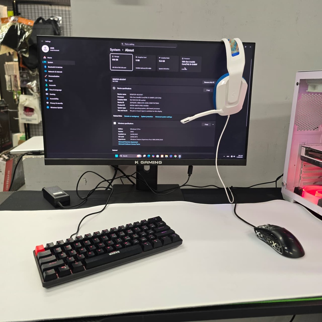 USED SETUP I5 12400F & RTX4060 8GB
